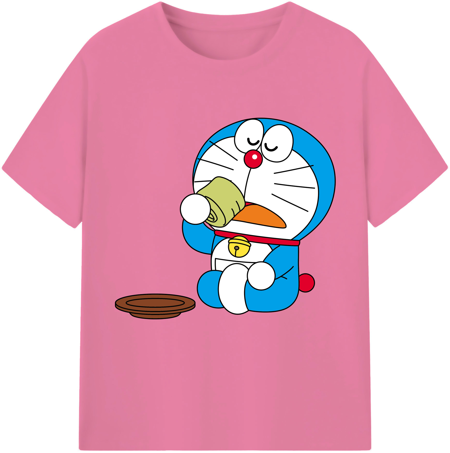（画像用） ドラえもん Doraemon 綿100％半袖Tシャツ（フロントプリント）